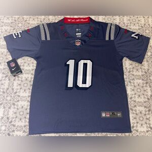 Drake Maye #10 New England Patriots Rivalries Series On Field Jersey Youth XL